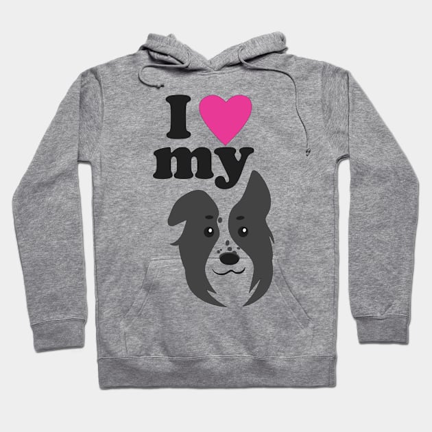 I Love My Dog Hoodie by SakuraDragon